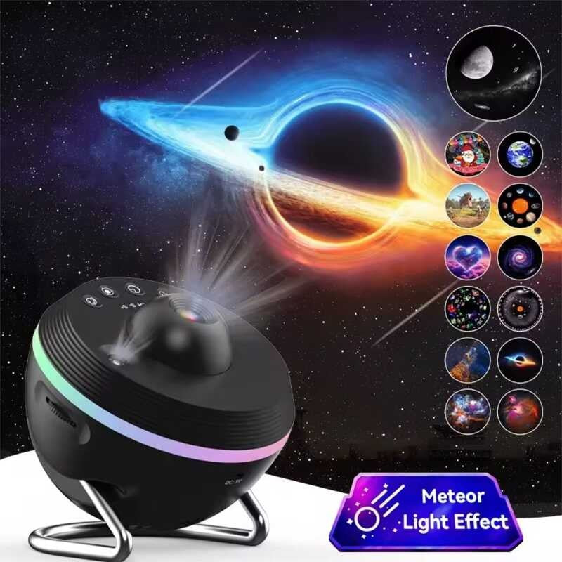 13 in 1 Planetarium Projector Starry Sky Galaxy Star Projector Night Light LED Lamp for Bedroom Room Decor Decorative Night Light