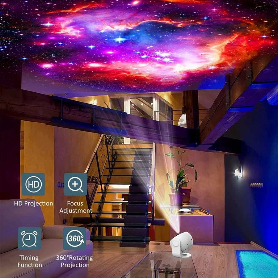 13 in 1 Planetarium Projector Starry Sky Galaxy Star Projector Night Light LED Lamp for Bedroom Room Decor Decorative Night Light